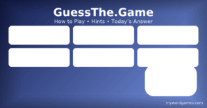 Guess The.Game Answer Today , September 10 2025